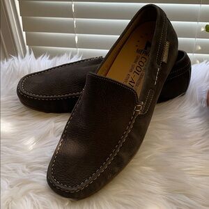Mephisto Men’s Leather Loafers | Dark Brown | Size 10 | Cushioned Comfort